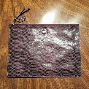 Coach Purple Python Tech Case